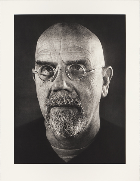 Chuck Close Self Portrait/Photogravure
54 1/4" x 40 5/8" 2005 copyright USF Graphicstudio Photo: Will Lytch