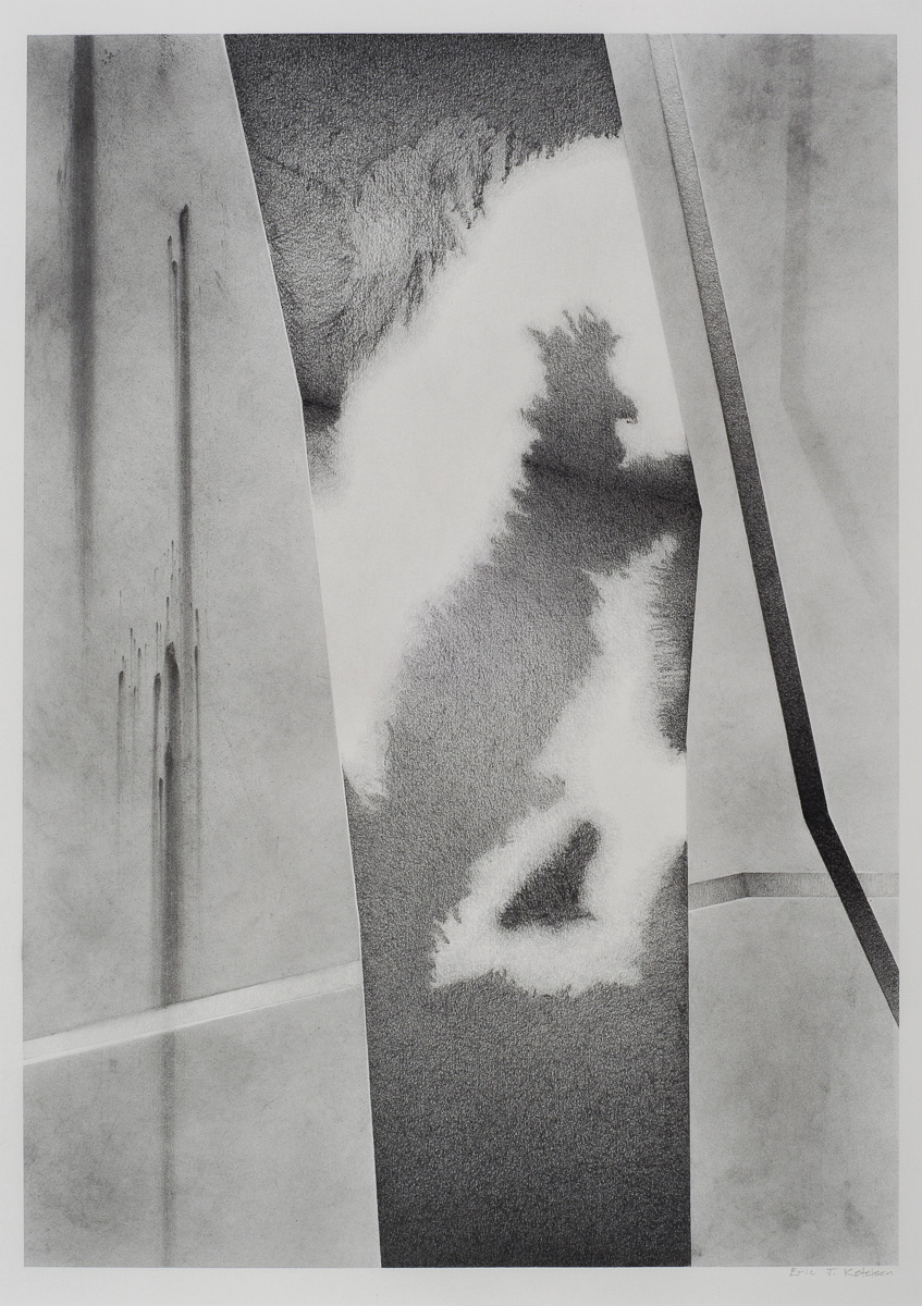 Cow Lick Cow Lick, Nero pencil on paper, 30 x 22