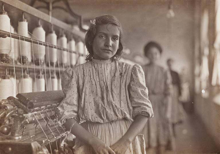 Photography and New Media1 Lewis Wickes Hine American, 1874?1940
A Carolina Spinner 1908
Gelatin silver print
4 11/16 x 6 5/8 in. (11.91 x 16.83 cm)
Milwaukee Art Museum, Gift of the Sheldon M. Barnett Family
M1973.83 Photo by John R. Glembin