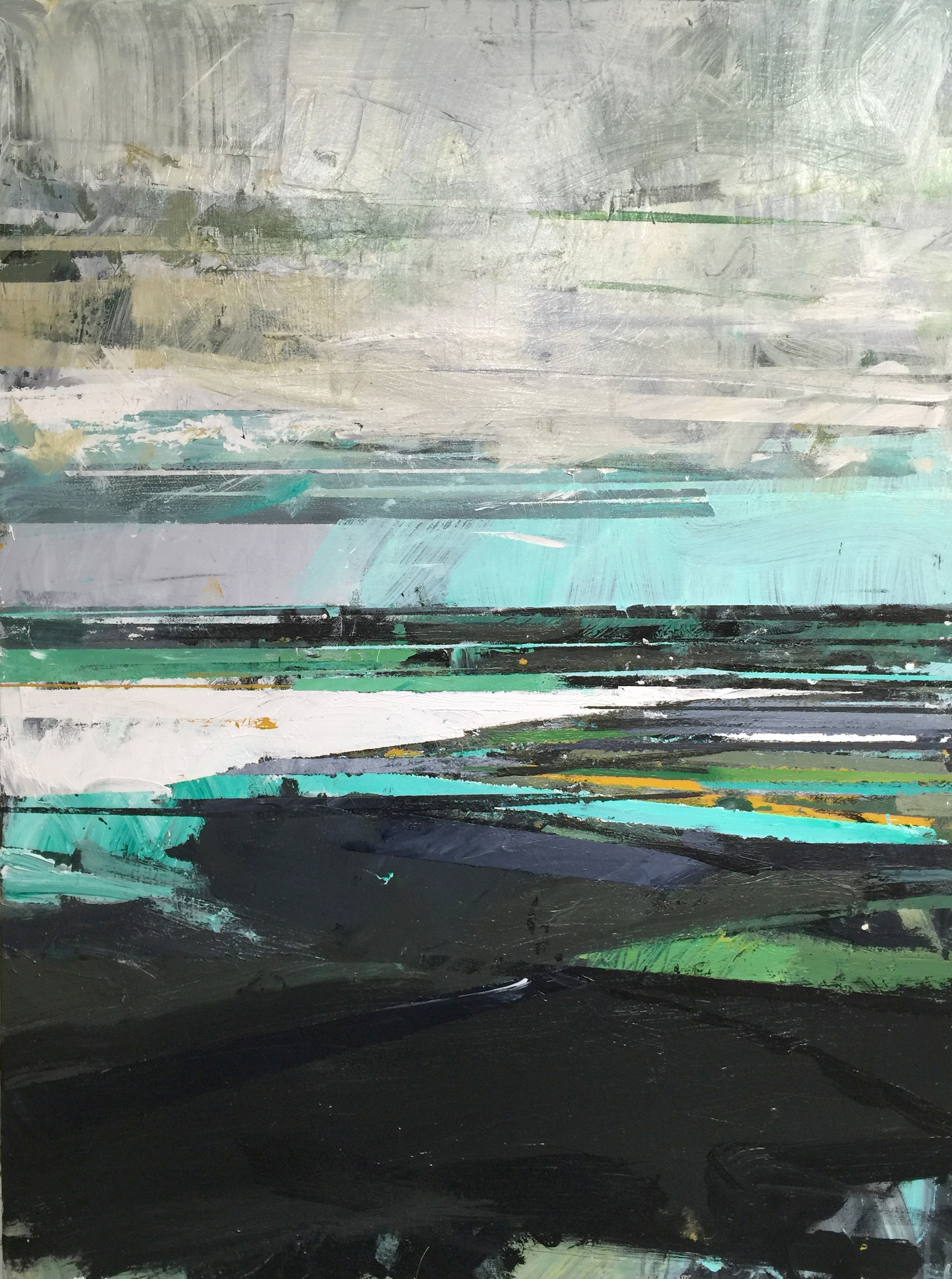 Lacken Strand 10, Arcylic on Canvas 30 x 40 Andrew Wykes
"Lacken Strand 10"
Acrylic on canvas, 2015, 40" x 30”