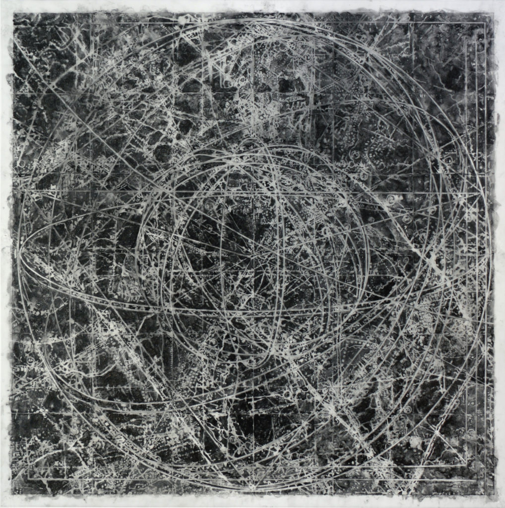 9. Goldsleger, Association, 2015, graphite, mixed media on Dura-Lar, 40 x 40 inches 9. Goldsleger, Association, 2015, graphite, mixed media on Dura-Lar, 40 x 40 inches