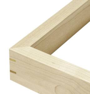 101MP01WB_600_624a Maple Frame with clear water based finish